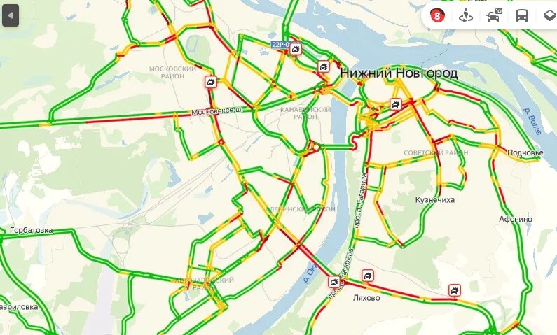 Закрытие дорог нижний новгород