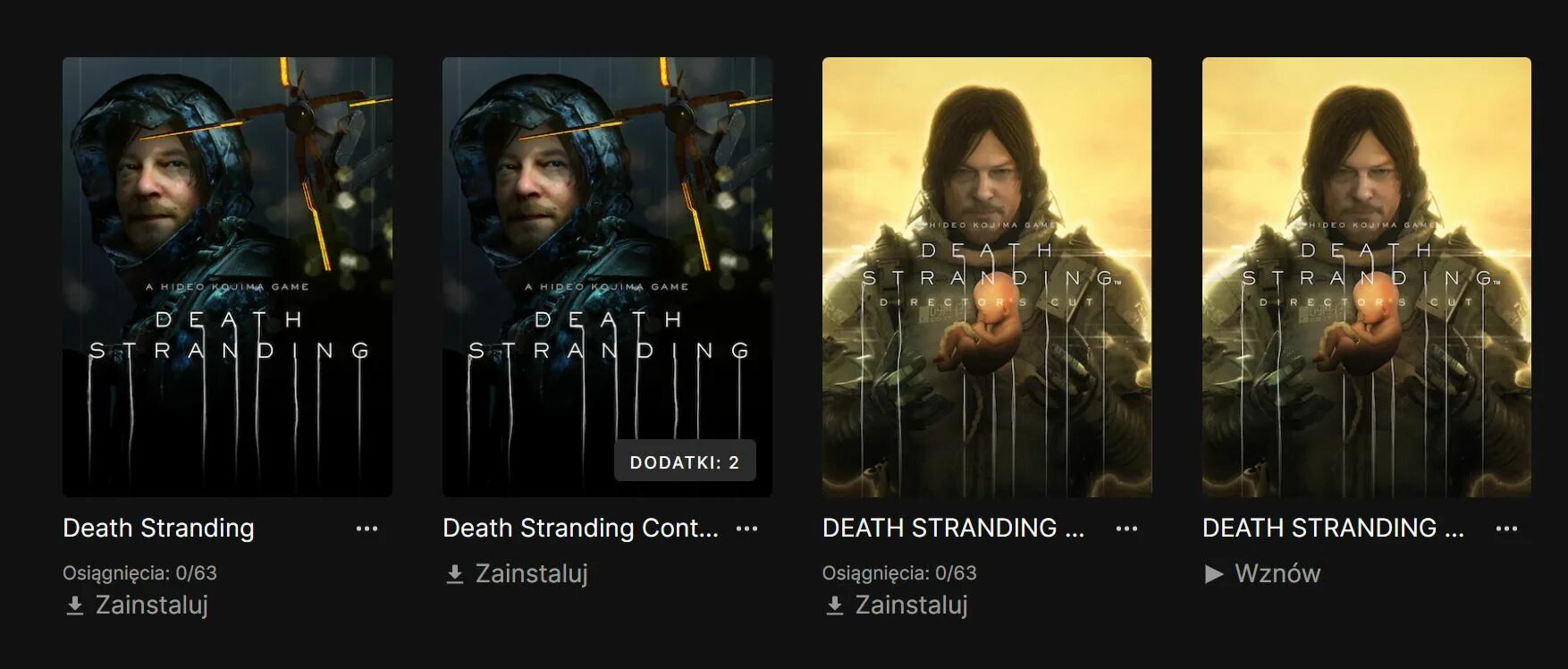 Directors cut death stranding отличия