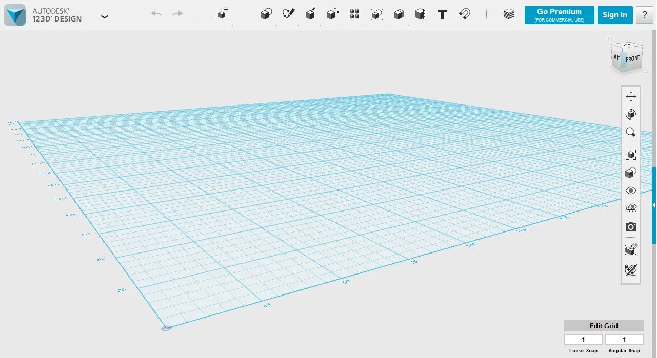 123d design. 123d design панель инструменты.
