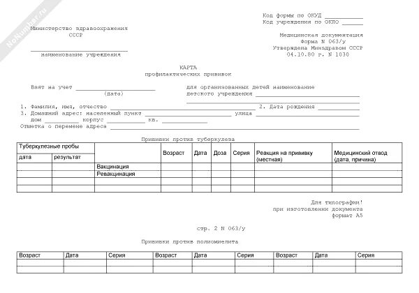 Карта форма 063. Карта профилактических прививок ф 063/у. Прививочная форма ф63. Учетная форма 063. Форма 63 о прививках.