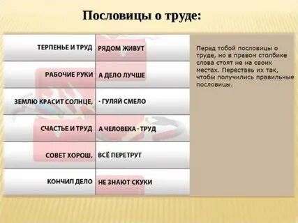 Значение пословицы без труда нет совершенства