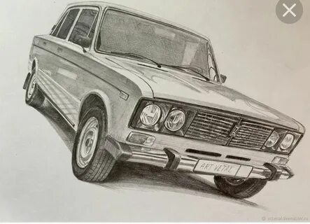 Как нарисовать ваз 2106