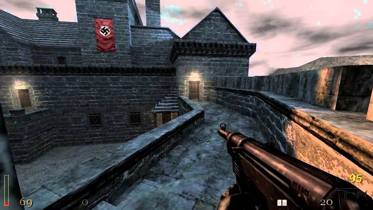 Игра фашистская. Return to Castle Wolfenstein 2001. Стрелялка Wolfenstein 2001. Замок вольфенштайн 1992. Возвращение в замок Вольфенштейн.