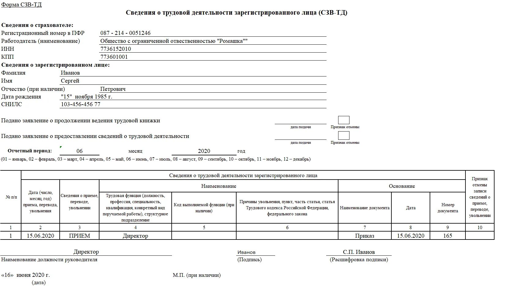 Аф сх 1.1 сзв тд. Форма отчетности СЗВ-ТД. Форма СЗВ-ТД В 2021 году. СЗВ-ТД электронные трудовые книжки. СЗВ-ТД на прием образец заполнения.