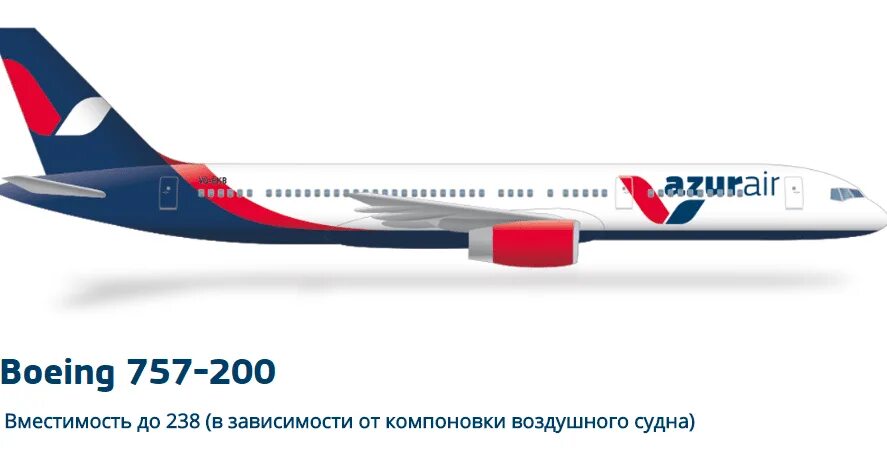 Фотография самолёта - Boeing - Boeing 757-200 - RA-73072 (зав.н. 29382) - Azur A