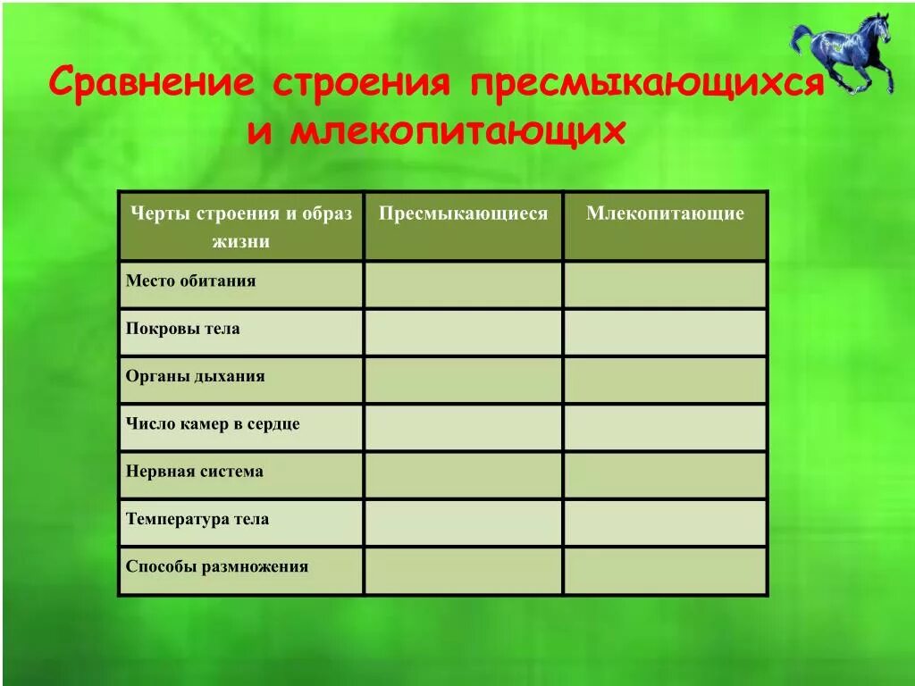 Сравнительная характеристика пресмыкающихся и млекопитающих. Сравнительная таблица пресмыкающихся и млекопитающих. Строение пресмыкающихся и млекопитающих. Таблица пресмыкающихся и млекопитающих. Таблица рептилии и млекопитающие