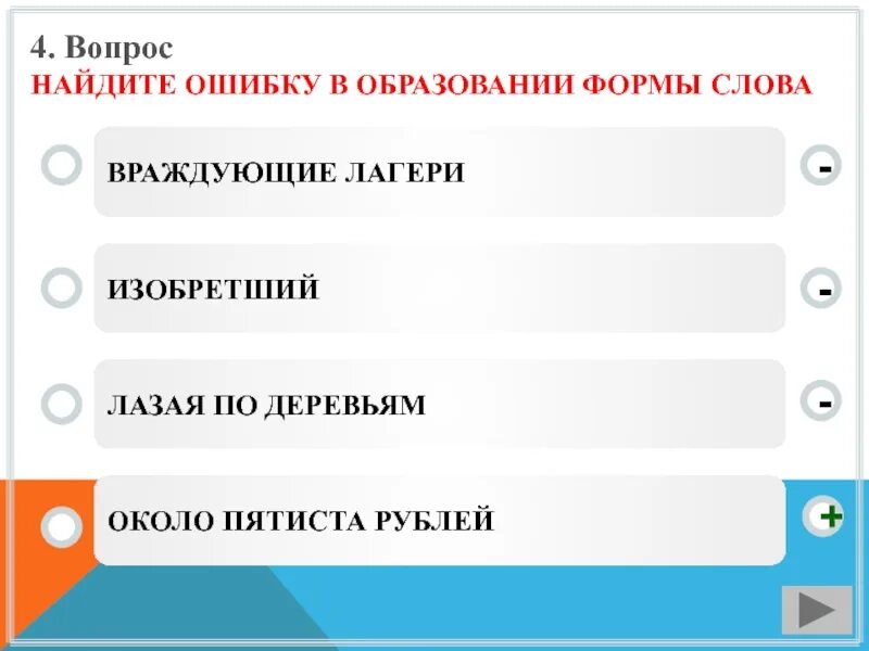 Найдите ошибку в образовании формы слова. Ошибка в образовании формы. Ошибка в образовании формы слова. Формы слова лазать.