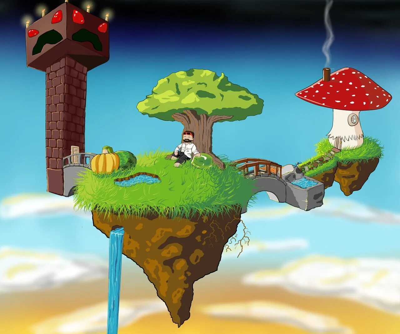 Sky blocks. Скайблок. minecraft скайблок. картинка skyblock. скайблок арт.