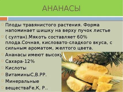 Ананас сообщение