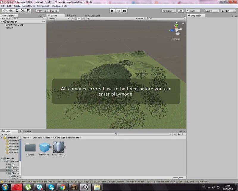 Enter в Unity. Unity Error. All Compiler Errors have to be fixed before you can enter PLAYMODE. Shader Compiler initialization Error Юнити. Unity fix