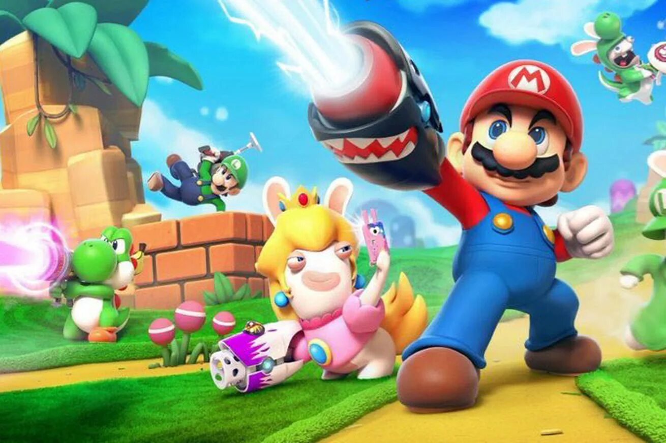 Mario Rabbids Nintendo Switch. Mario Rabbids 2. Марио кролики битва за королевство враги. Игра Mario & Rabbids Kingdom Battle Nintendo Switch. Mario gameplay