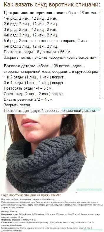 Сколько петель набирать на снуд спицами для ребенка 1 год. Схема снуда в один оборот. Вязание снуда спицами для начинающих пошагово. Сколько петель набирать на снуд спицами. Как вязать шарф схема.