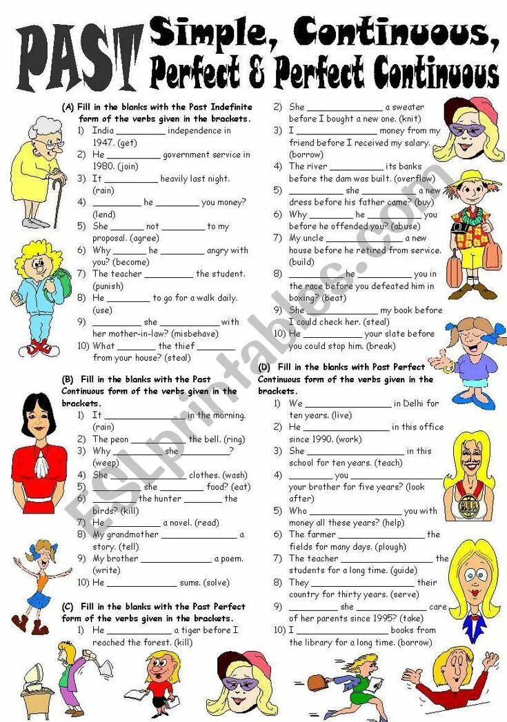 Past perfect continuous упражнения 8 класс. Past tenses упражнения. past simple past continuous past perfect упражнения worksheets. past simple past perfect упражнения. past continuous tense упражнения.