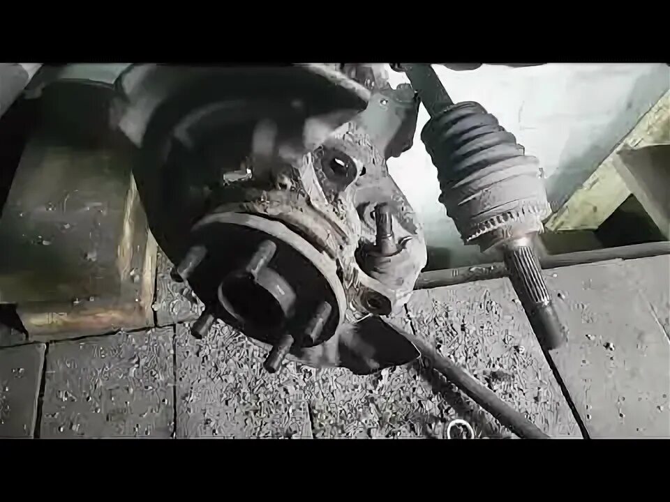 Избавление от гула (замена ступичного подшипника) - Toyota Raum (10), 1,5 л, 199