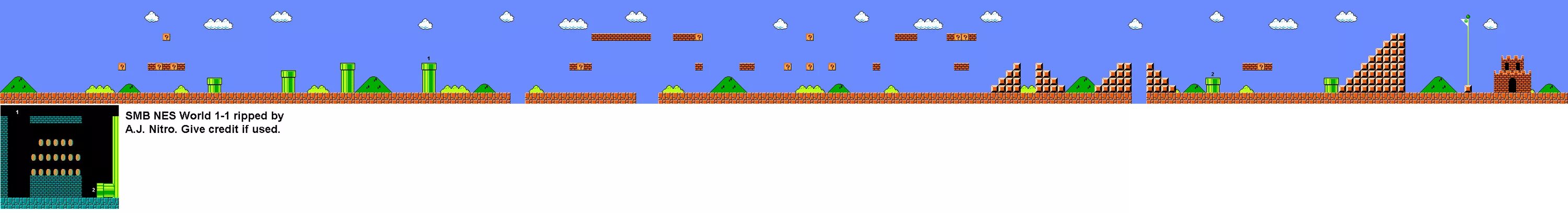 Super Mario Bros Level 1-1 Map. Супер Марио БРОС 1. Марио уровень 1-1. Super Mario Bros World 1-1. Super mario bros level