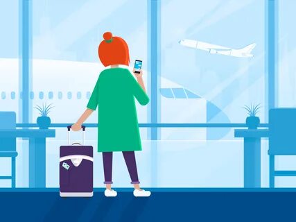 Travel App Onboarding Illustration 