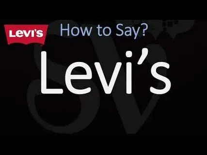 Levis как правильно