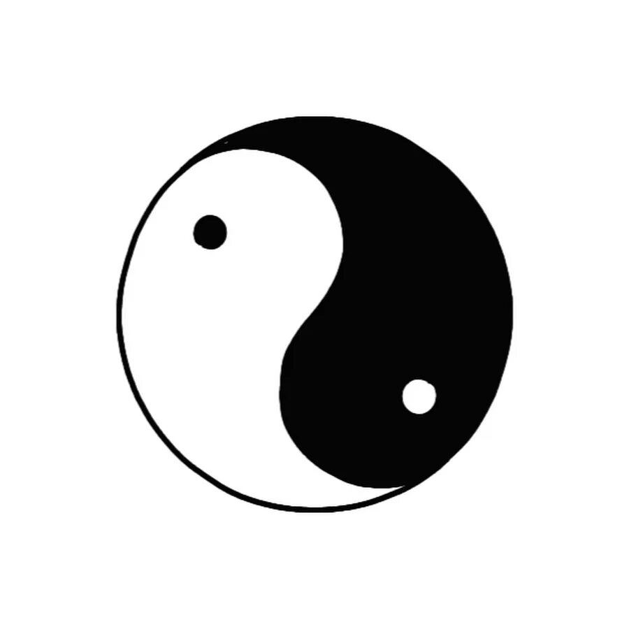 Что означает черный белый круг. Даосский Инь Янь. Китайская Монада Инь-Янь.