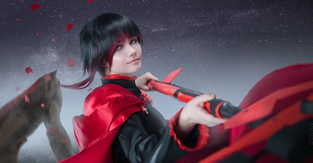 Фотоконкурс косплея. Красивый косплей Ruby Rose. Hidori Rose RWBY.