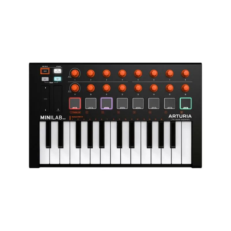 Minilab 3 как подключить. Arturia minilab mk2. midi-клавиатура arturia minilab 3. arturia minilab mkii. миди клавиатура новейшем sl 49 мк 2.