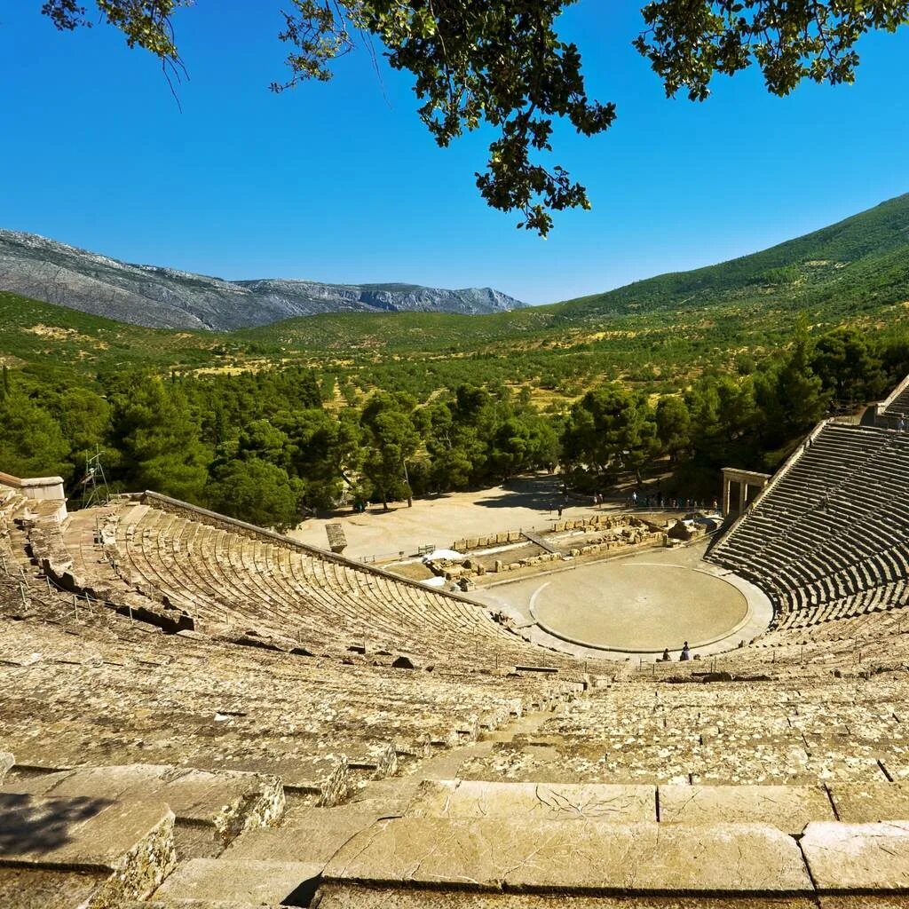 Эпидавр. Театр в Эпидавре. Театр Анте. Theatre in Ancient Greece. Greek theatre