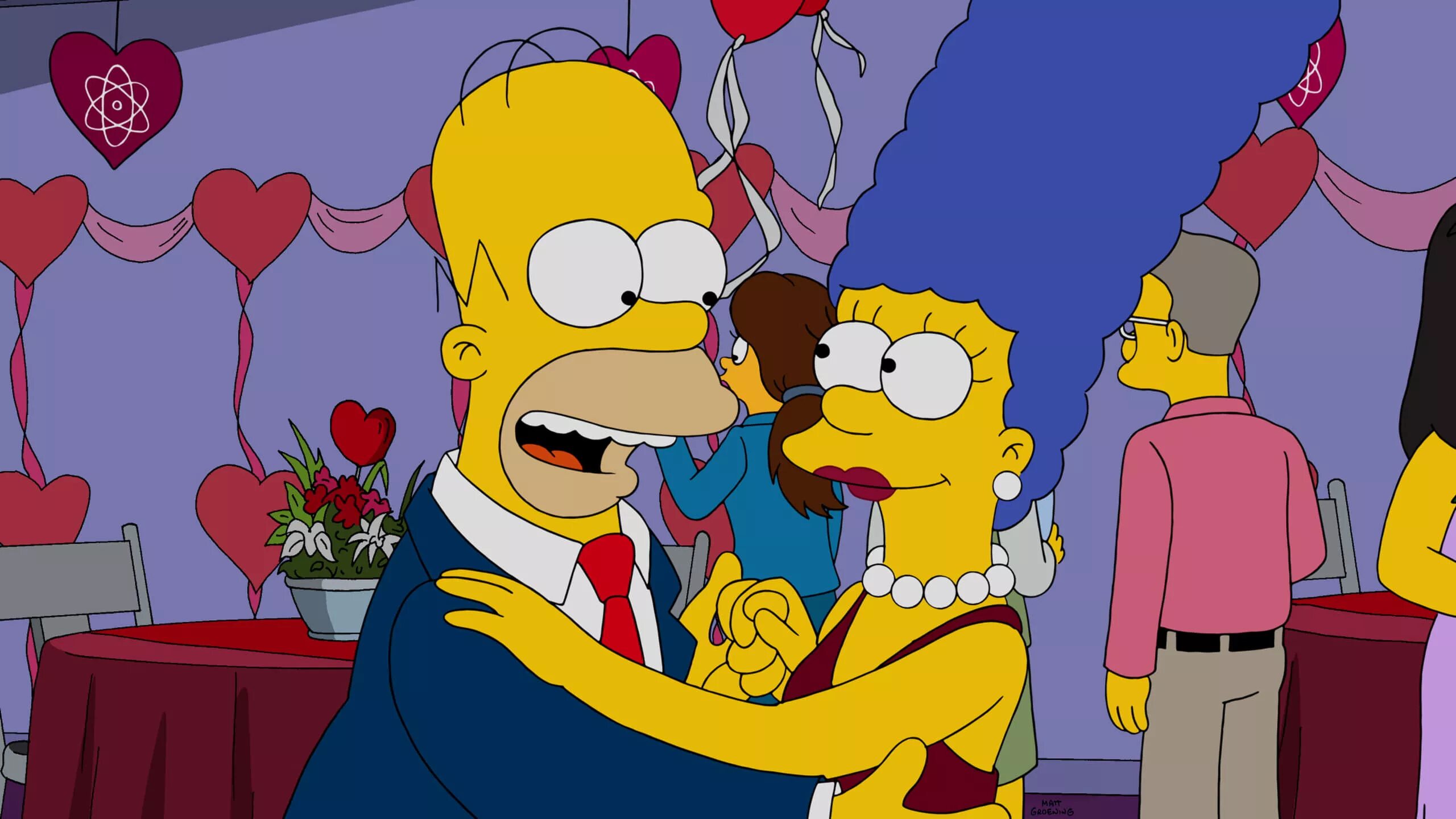 Гомер какие произведения. Симпсоны свадьба Гомера и мардж. Гомер и мардж симпсон. Симпсоны (the Simpsons) / 1989 — .... Гомер и мардж симпсон любовь.