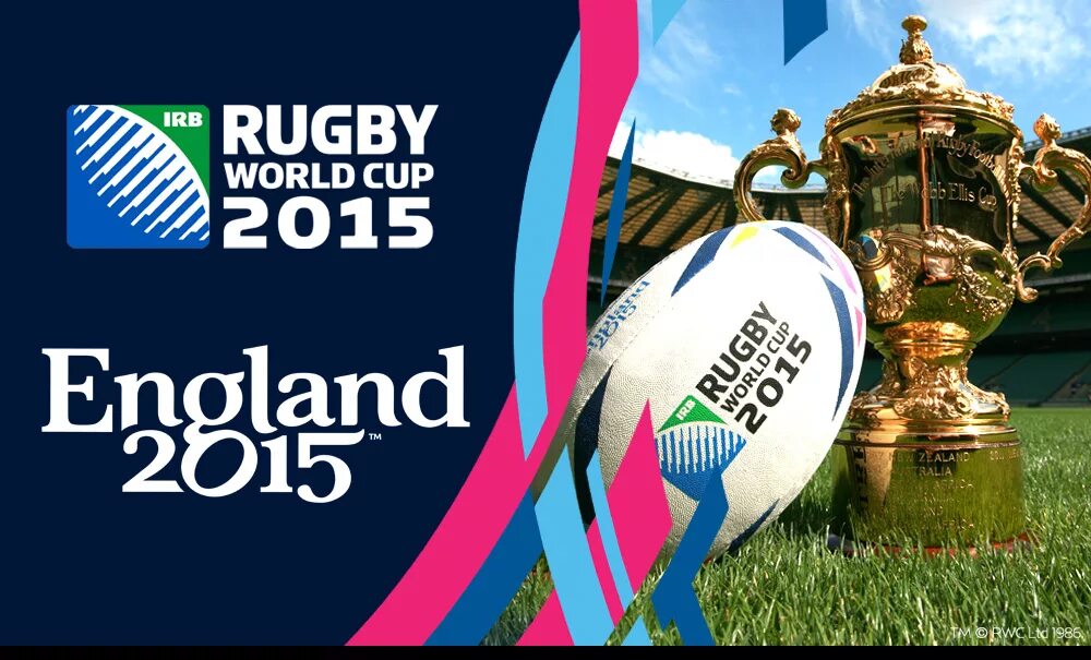 Rugby World Cup 2015. Логотип/эмблема Кубка Англии по регби. RWC. Cup 2015