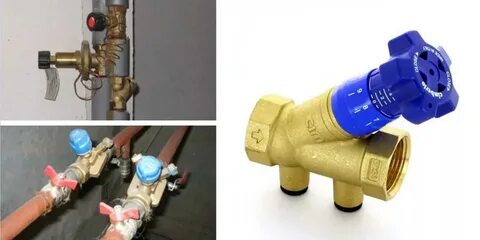 Клапаны системы отопления дома