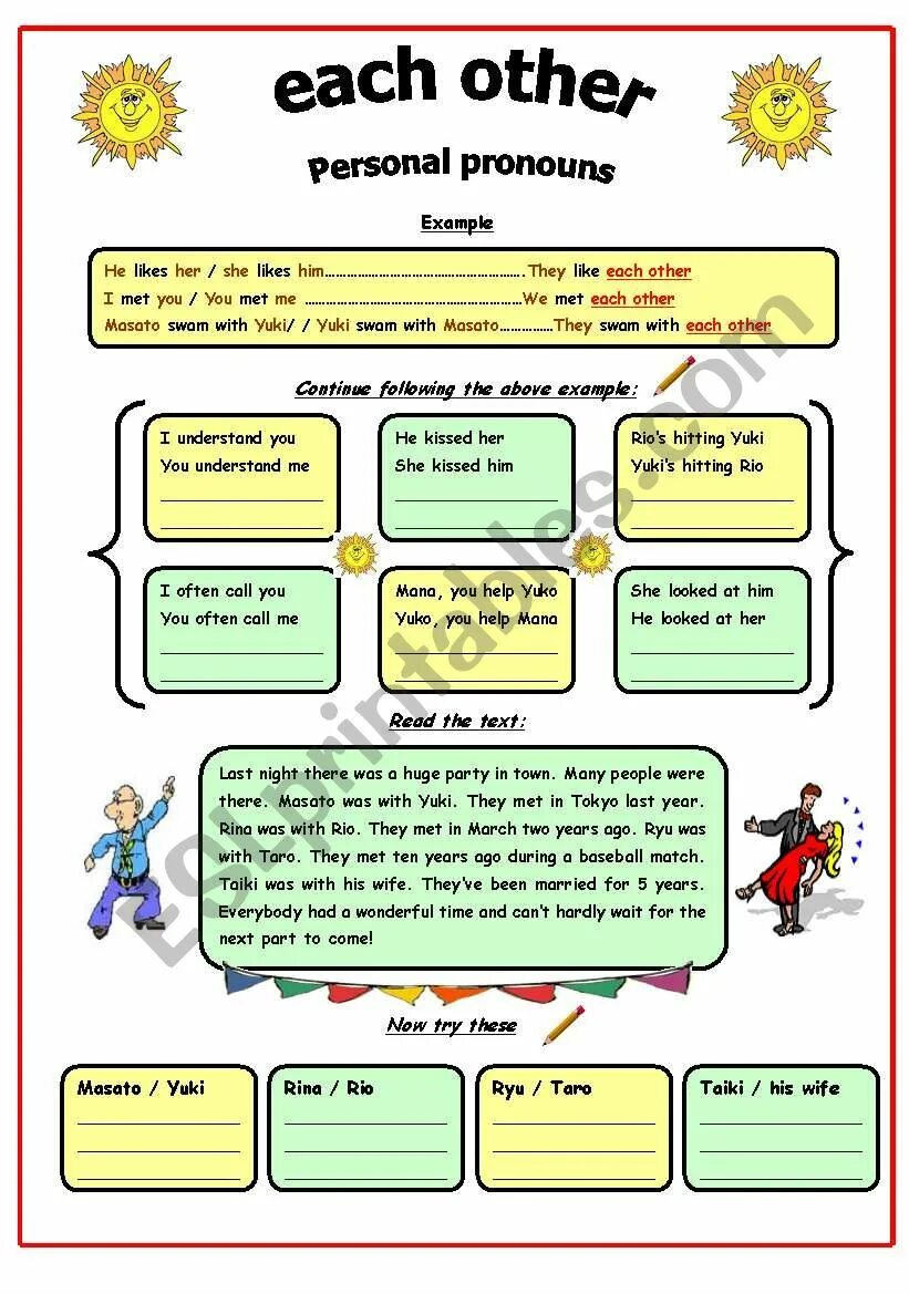 Возвратные местоимения в английском Worksheets. Another other others the others правило. Other another упражнения. Other another таблица. They like each other