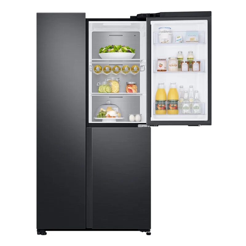 В каких магазинах можно купить холодильники. Холодильник (Side-by-Side) Samsung rs64r5331b4. Холодильник Samsung Сайд бай Сайд. Холодильник 2 дверный Samsung razmeri. Холодильник многодверный Samsung rs62k6130fg.