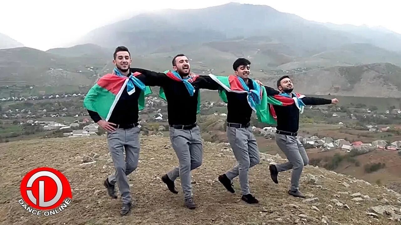 Братья Кавказ. Азербайджанцы танцуют лезгинку. Кавказ Азербайджан.