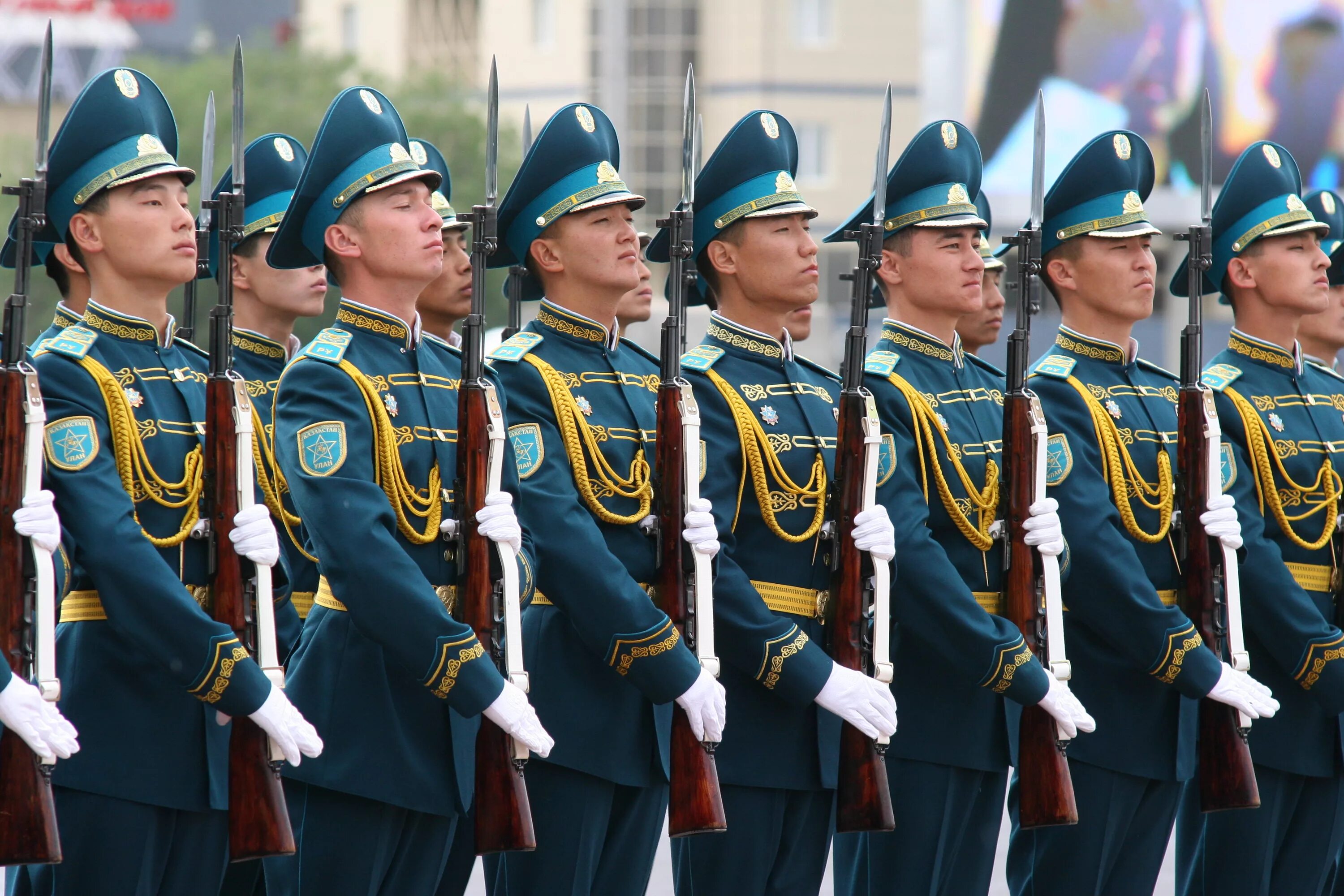 Президентский строй. Нац гвардия Республики Казахстан. Военная Академия национальной гвардии Казахстана. Солдаты Казахстана. Военный парад в Казахстане.