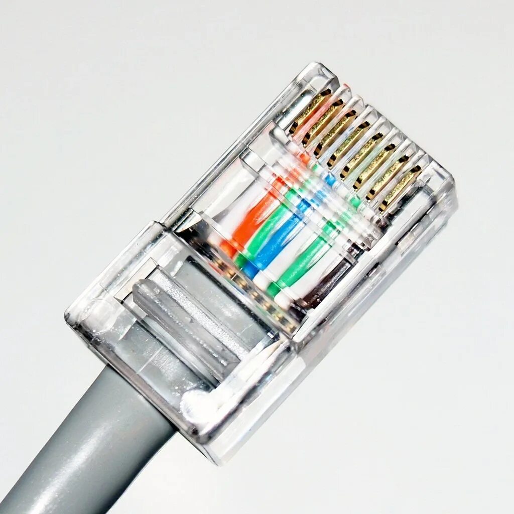 Обжимать ethernet
