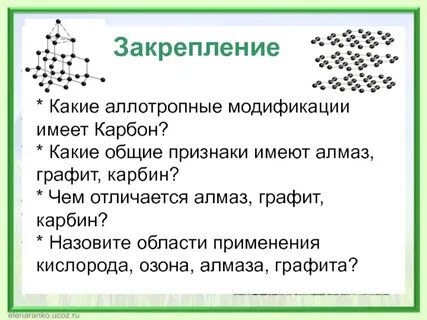 Аллотропные модификации имеет