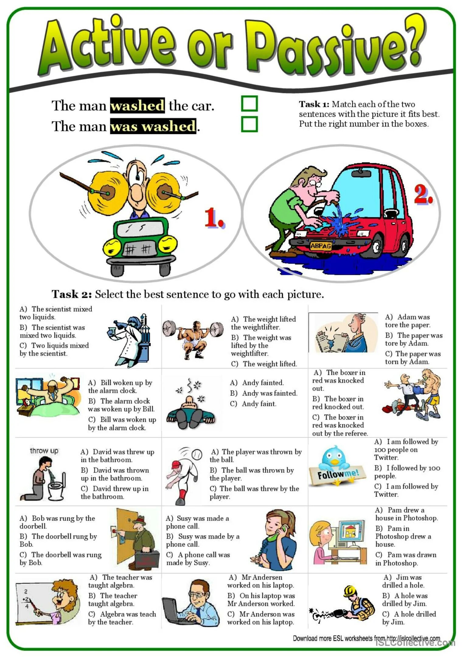 Пассивный залог в английском языке Worksheets. Пассивный залог Worksheets. Passive Voice в английском Worksheets. Страдательный залог Worksheets. Present past passive worksheets