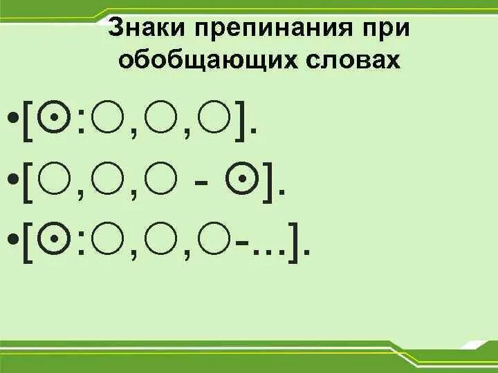 Знаки препинания при обоб. Знаки препинания при обобщающем слове при однородных. Знаки препинания приобощающем слове. Схемы при обобщающем слове. Расскажите о знаках препинания при обобщающих словах