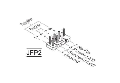 Jfp2 на материнской плате