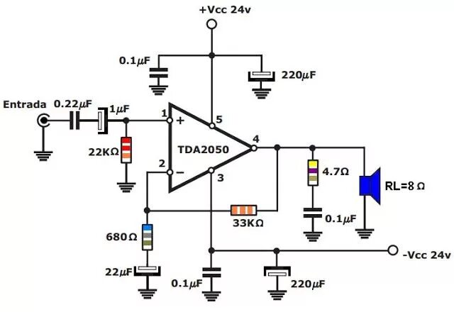 Усилитель с однополярным питанием. Усилитель на микросхеме tda2050. Tda2050 усилитель однополярный. Усилитель звука на tda2050. Схема микросхемы. Тда 2050.