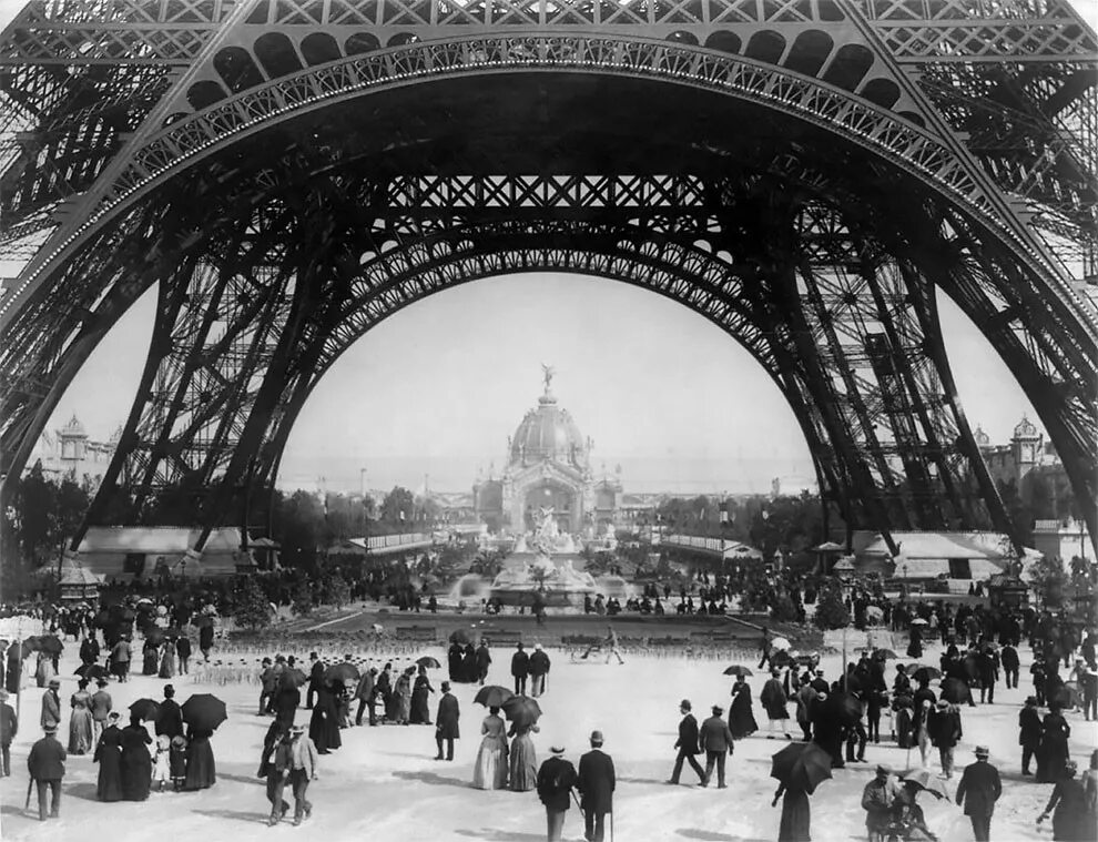 Exposition universelle – Париж (1900). Париж 1889 Эйфелева башня. 1889 Год Париж. Парижская Всемирная выставка 1889.