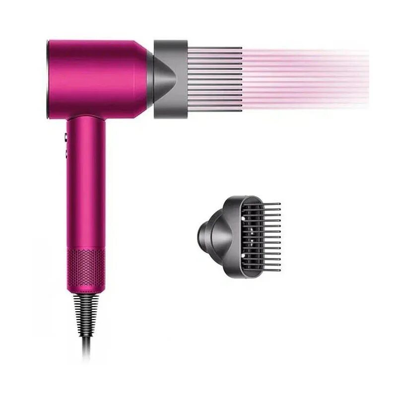 Фен Dyson Supersonic hd07. Фен Dyson Supersonic hd07, фуксия. Фен Dyson hd07 Nickel/Copper. Фен Dyson hd07 Fushia /Nickel -. Как пользоваться насадками дайсон для волос фен