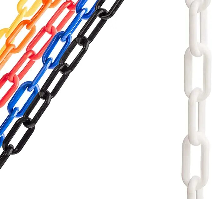Цепь пластик hc-sl172 10 мм 1/10 м. Plastic chain. Пластиковая цепь для ограждения. Plastic chain. Пластмассовая цепь.