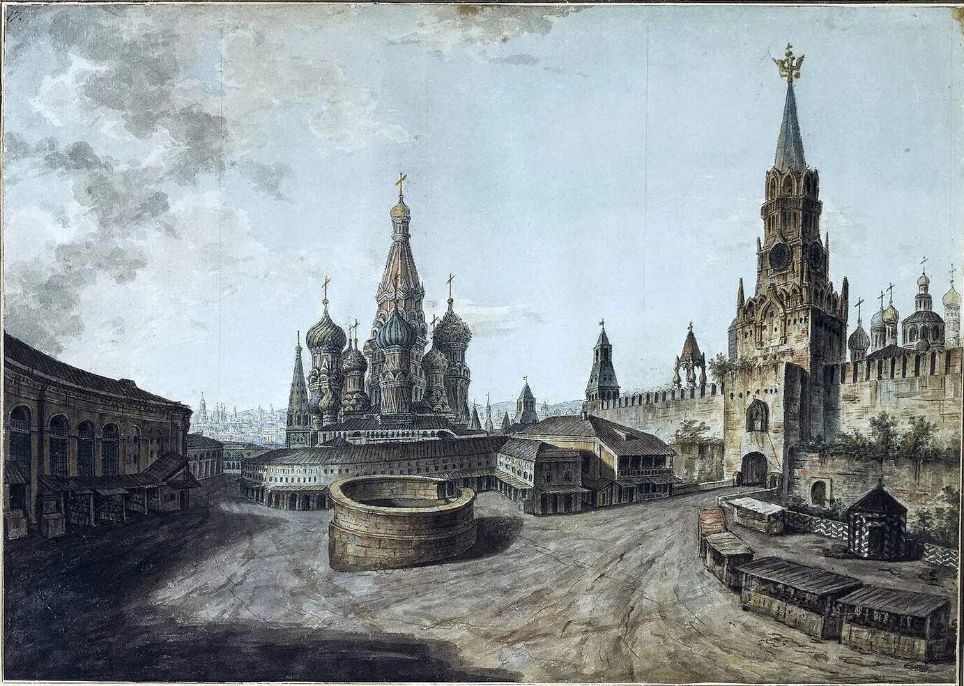 История россии 1800. Фёдор Яковлевич Алексеев красная площадь в Москве.