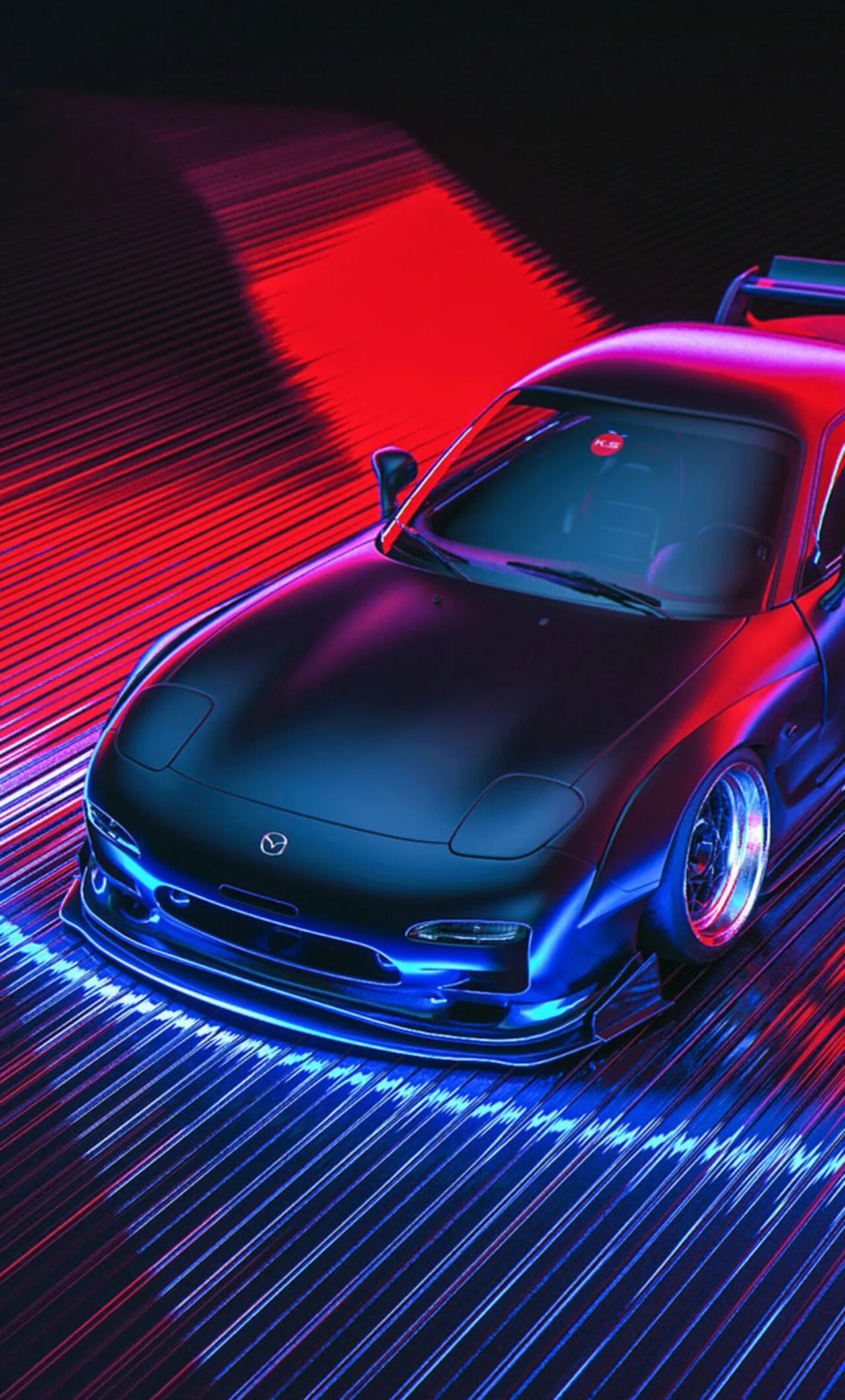 Mazda арт. Mazda rx7 неон. Mazda rx7. RX 7. Mazda RX 7 Neon.