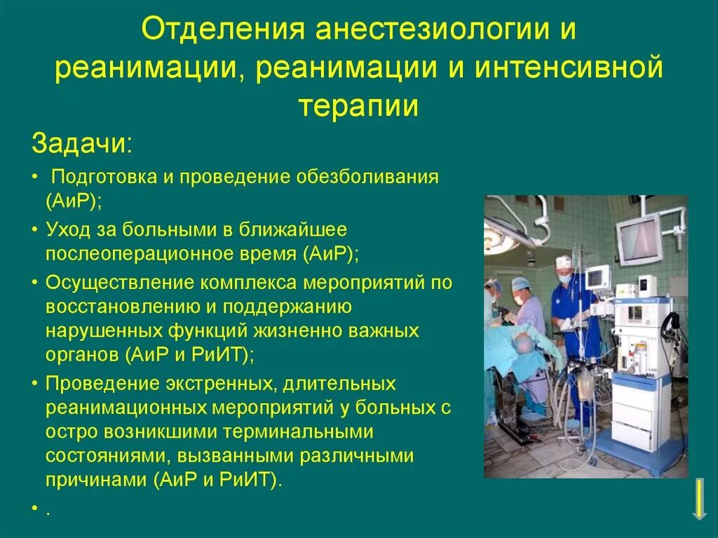 Гигиенические требования к отделениям анестезиологии и реанимации. Основные задачи отделения реанимации и интенсивной терапии. Основные задачи и функции реанимационного отделения. Основные задачи и функции отделения анестезиологии и реанимации.