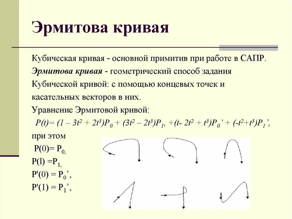 Сегмент кривой