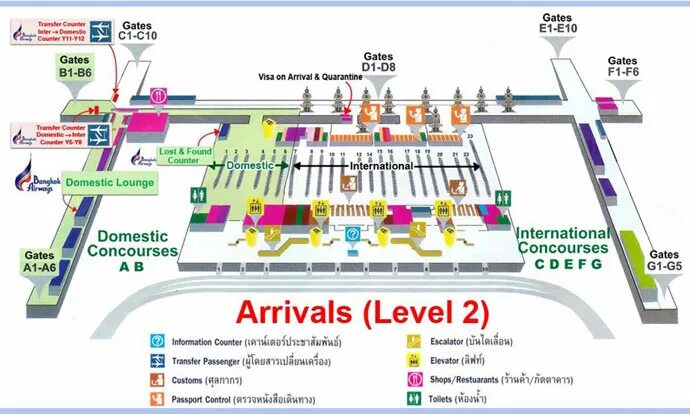 Пересадка в бангкоке. Аэропорт Бангкок схема. Схема аэропорта Суварнабхуми. Аэропорт Бангкока Суварнабхуми схема. Аэропорт Бангкок схема прилета.