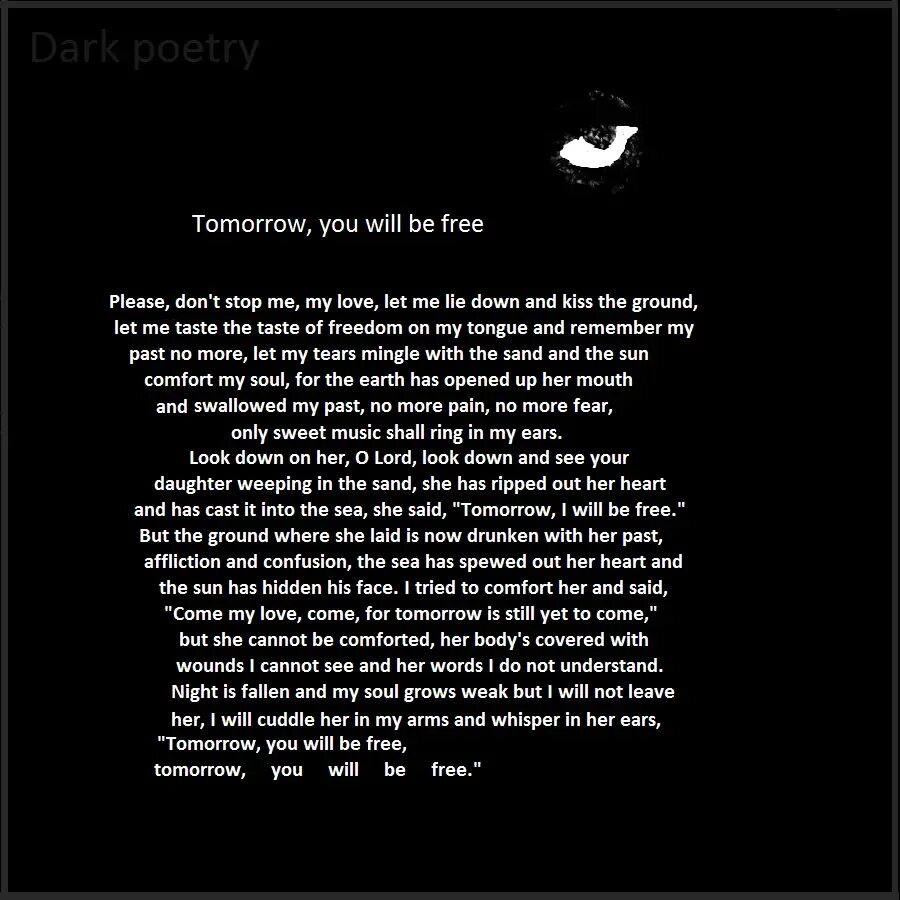 Dark song перевод