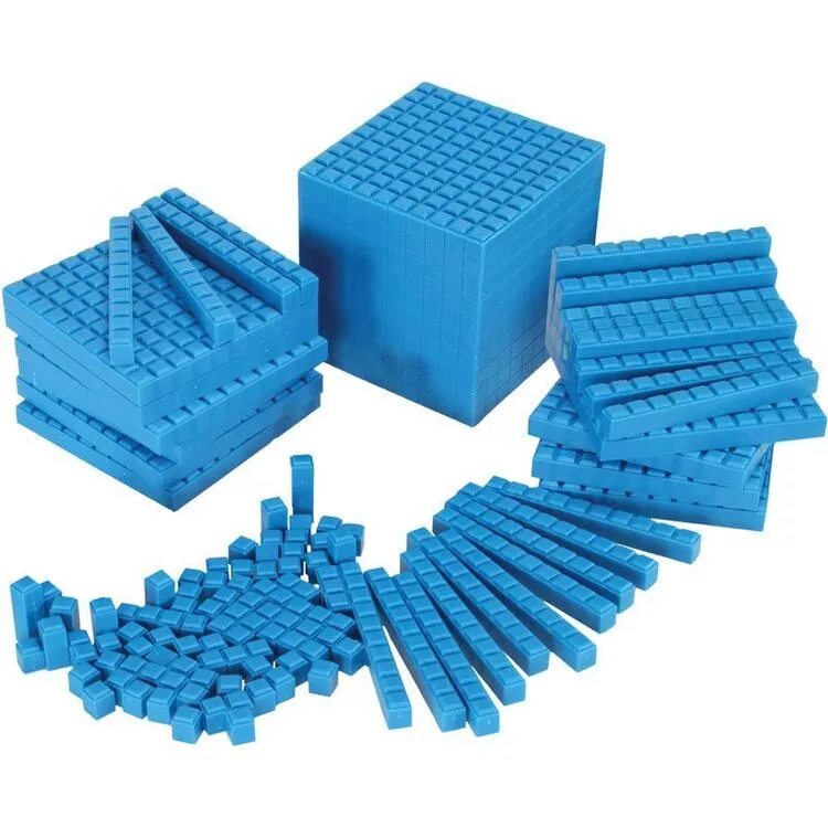 Thinking blocks. Счетный комплект «тысяча». счетный комплект 1000. dienes blocks. base ten starter set москва купить.