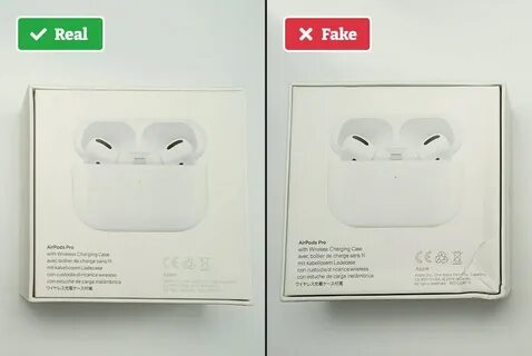 Airpods pro как отличить подделку от оригинала