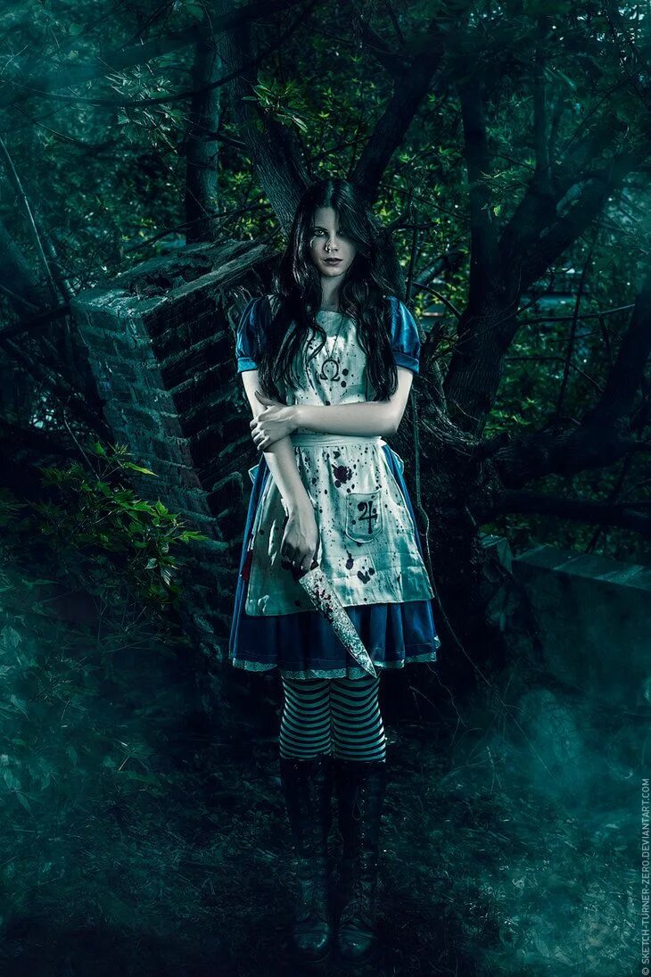 Алиса найди женщина. Alice Madness Returns Cosplay Эстетика. Алиса в стране кошмаров фотосессия.